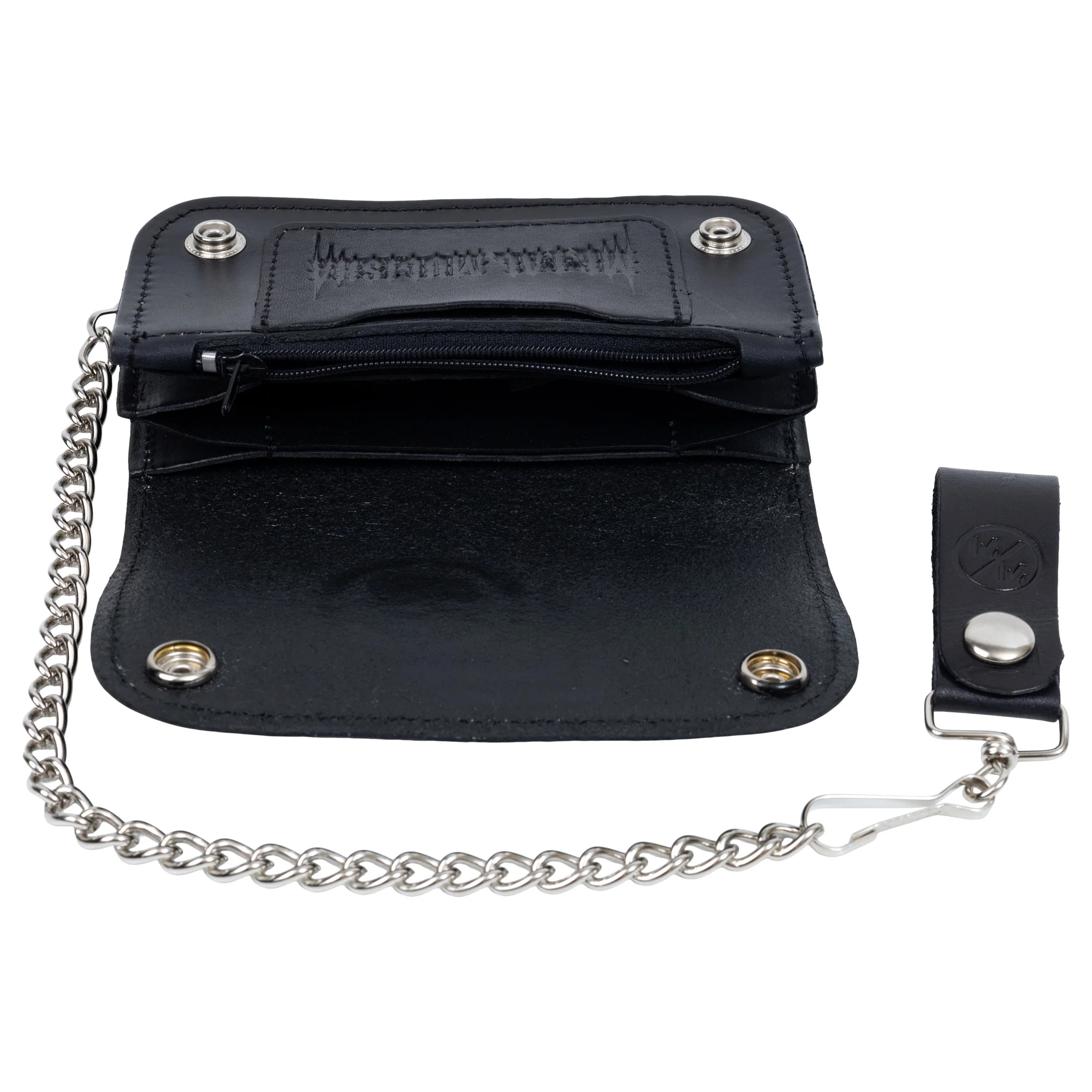 BIKER LEATHER CHAIN WALLET MADE IN USA - Image 3