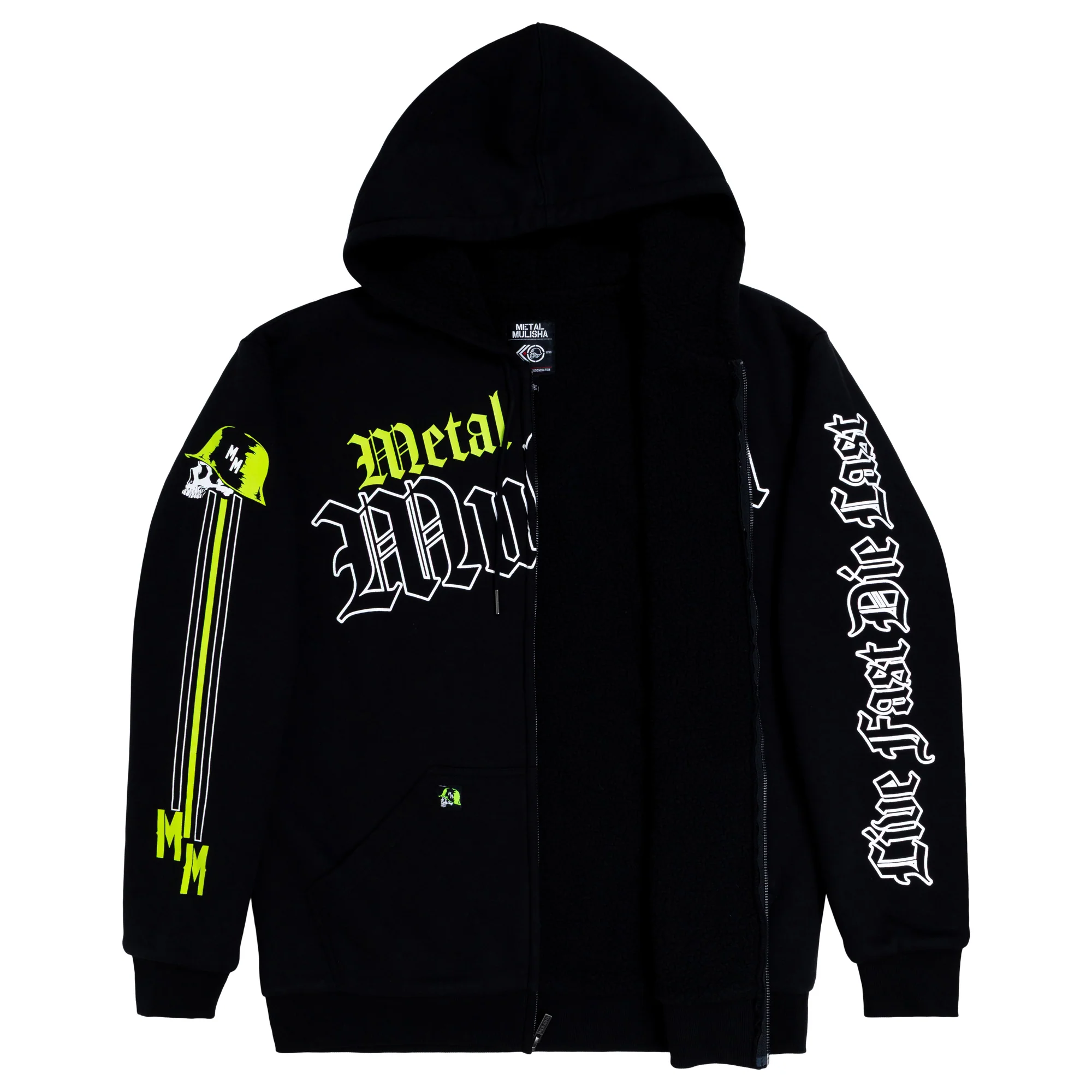 CRANKED SHERPA ZIP HOODIE - Image 3